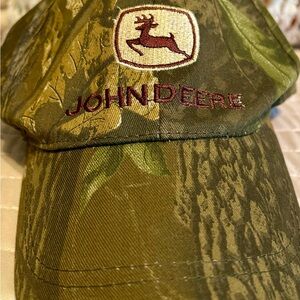 John Deere Olive Camo Hat